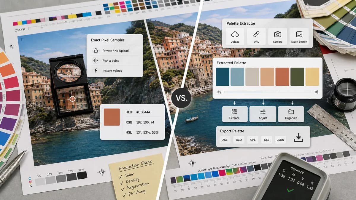 Image Color Picker vs Coolors Image Picker