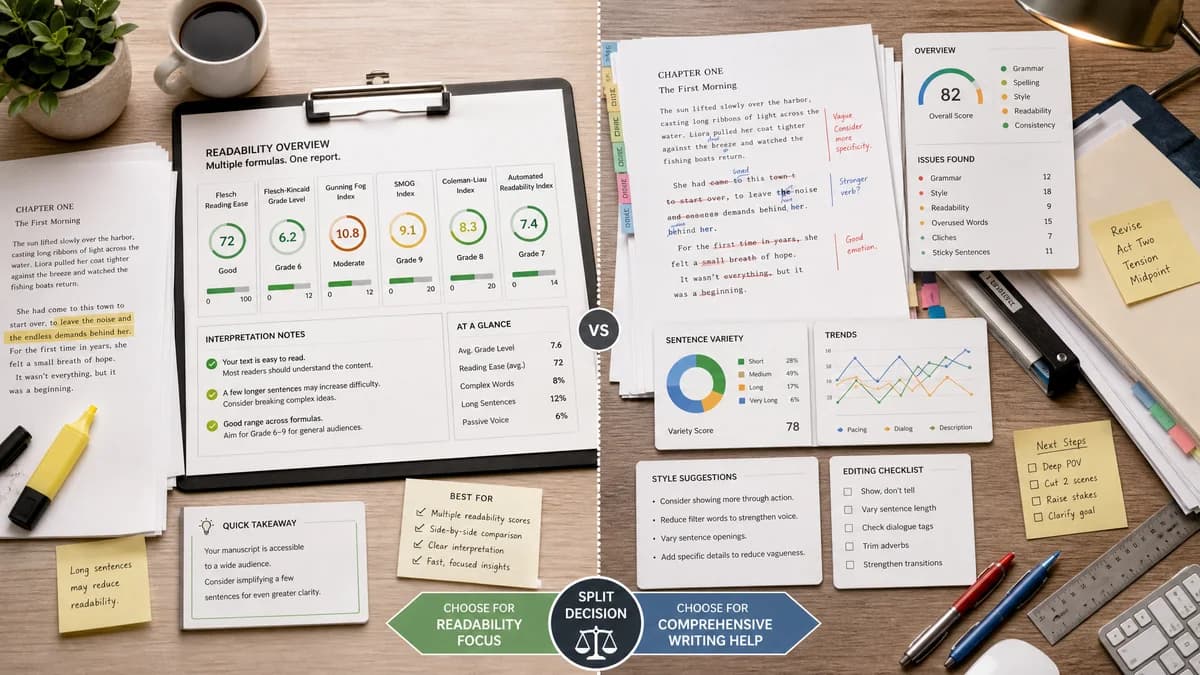 Multi-Readability Suite vs ProWritingAid comparison detail image