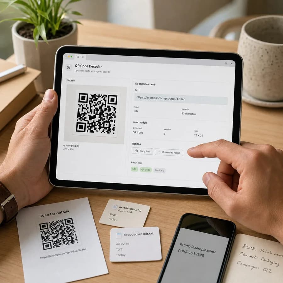 QR Code Decoder from Image - Scan QR Codes from Pictures Online