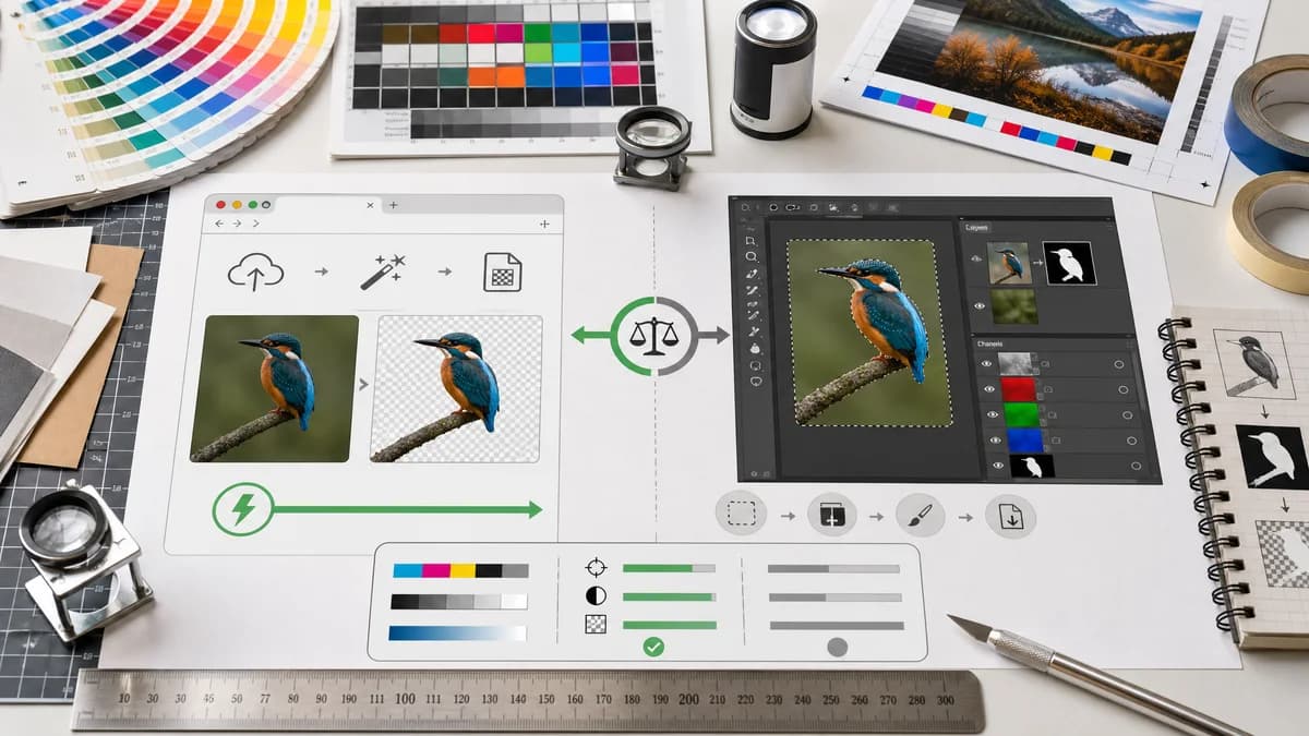Open Source Alternatives to Corel PaintShop Pro visual comparison with Alpha Channel Extractor