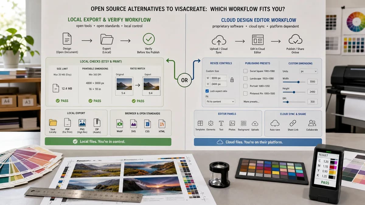 Open Source Alternatives to VistaCreate visual comparison with Etsy Digital Print Size Checker