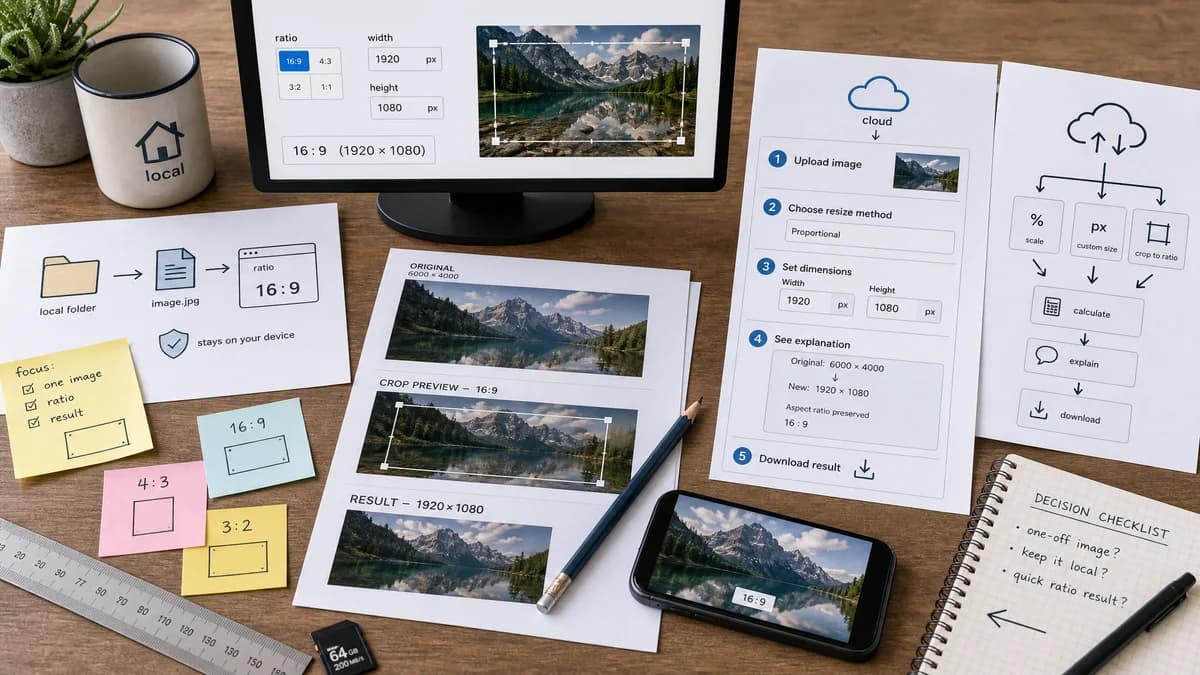 Open Source Alternatives to Omni Calculator visual comparison with Image Aspect Ratio Calculator
