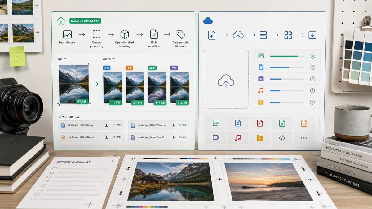 Open Source Alternatives to CloudConvert visual comparison with Image Format Converter