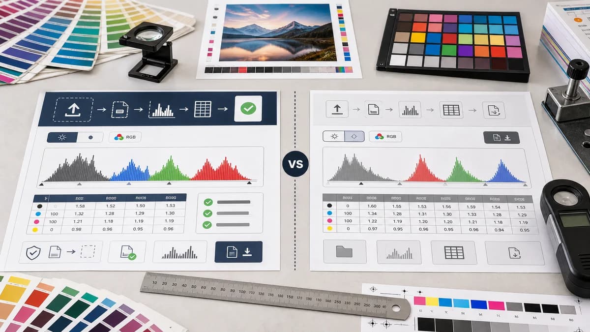 Image Histogram Generator + CSV vs APP-Ink Image Histogram Tool visual comparison of image histogram generator + csv workflows
