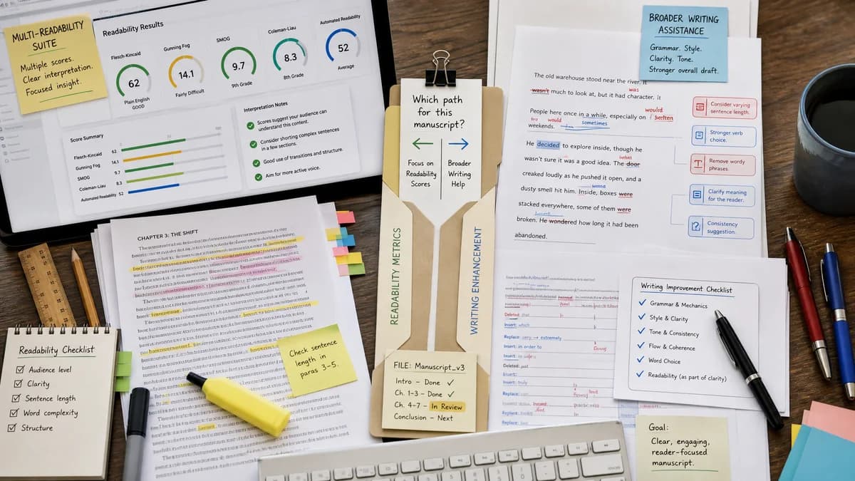 Multi-Readability Suite vs Grammarly comparison detail image