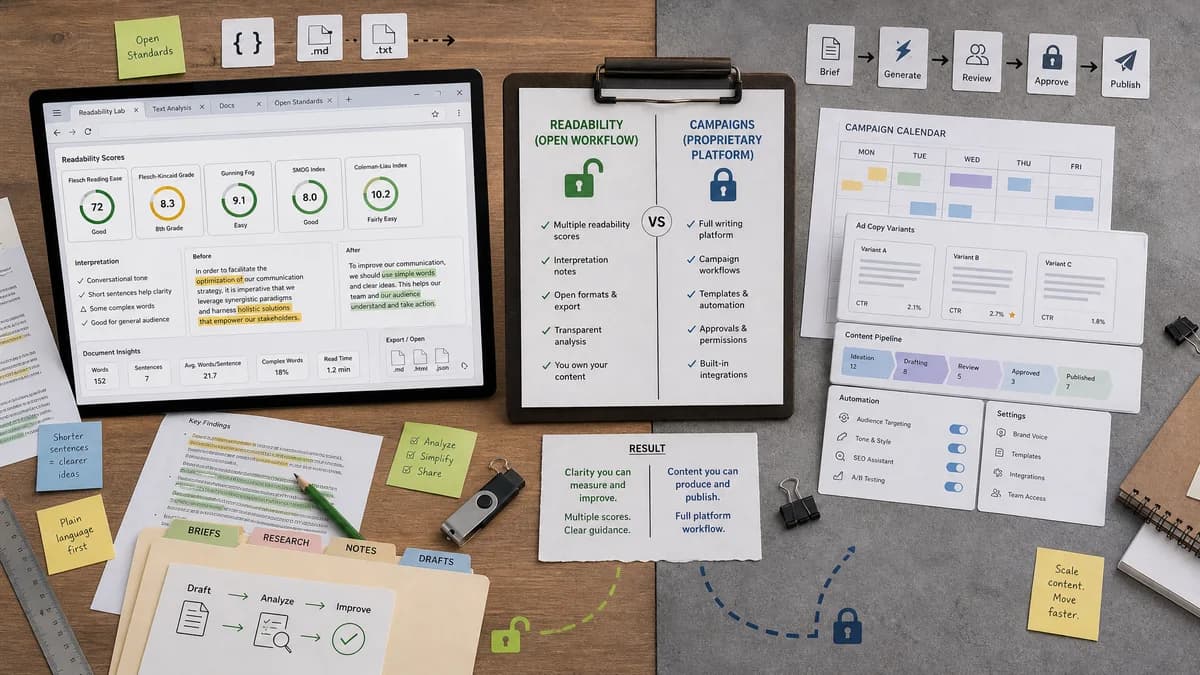 Open Source Alternatives to Jasper detail image for Multi-Readability Suite