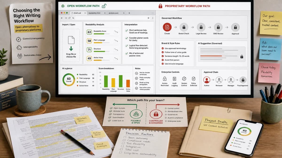Open Source Alternatives to Writer detail image for Multi-Readability Suite