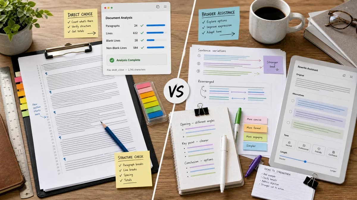 Paragraph and Line Counter vs Wordtune comparison detail image