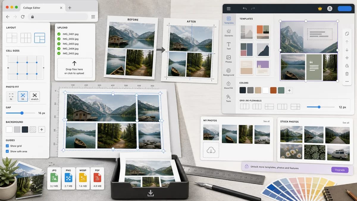 Open Source Alternatives to PicMonkey visual comparison with Photo Collage Maker