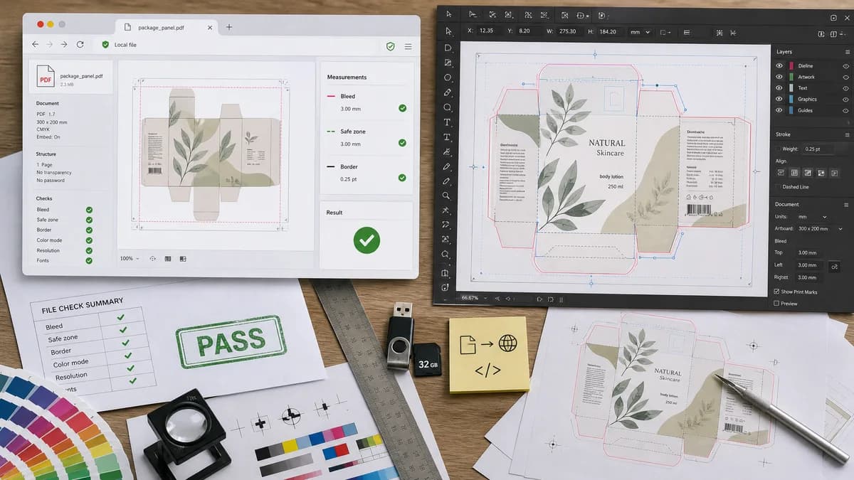 Open Source Alternatives to Adobe Illustrator visual comparison with Print Bleed Border Checker