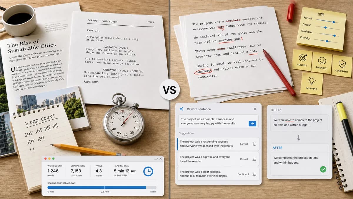 Reading Time Calculator vs Wordtune comparison detail image