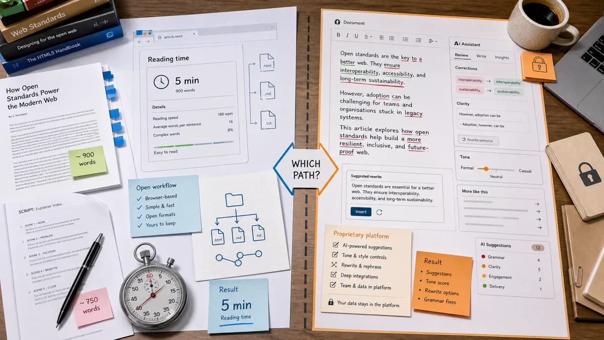 Open Source Alternatives to Grammarly detail image for Reading Time Calculator
