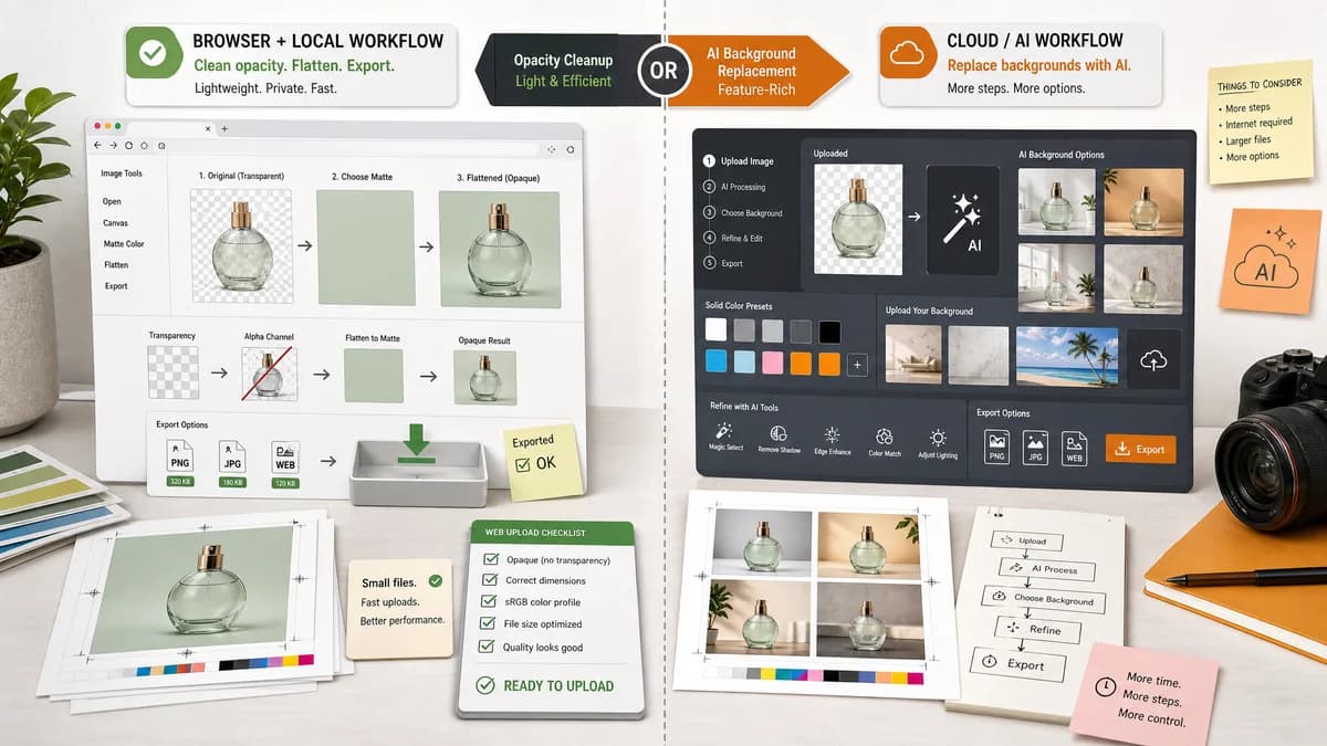 Open Source Alternatives to Fotor visual comparison with Remove Alpha Channel