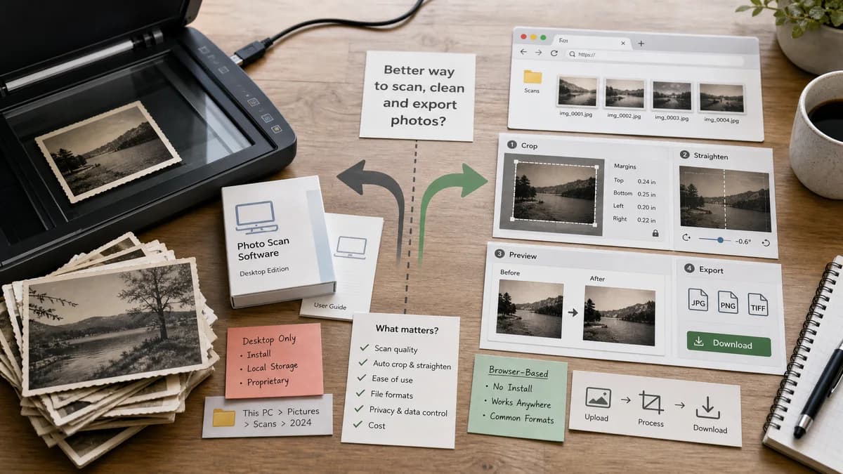 Open Source Alternatives to ScanSpeeder visual comparison with Scan Border Cropper