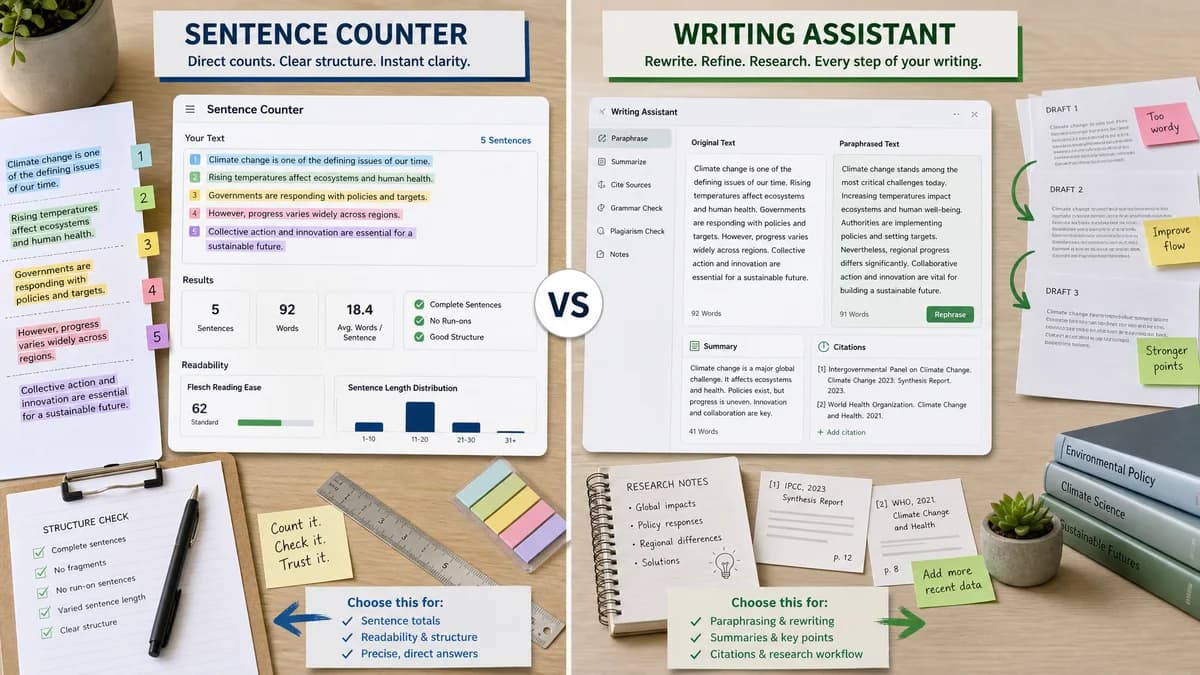 Sentence Counter vs QuillBot comparison detail image