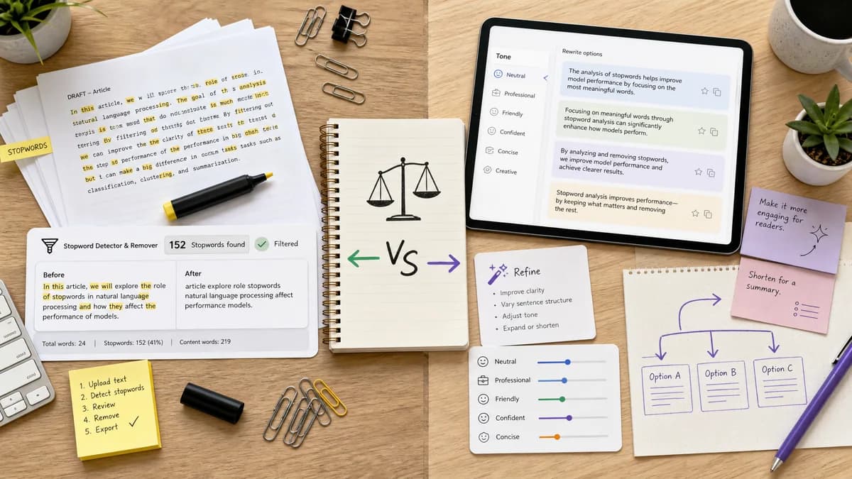 Stopword Detector and Remover vs Wordtune comparison detail image