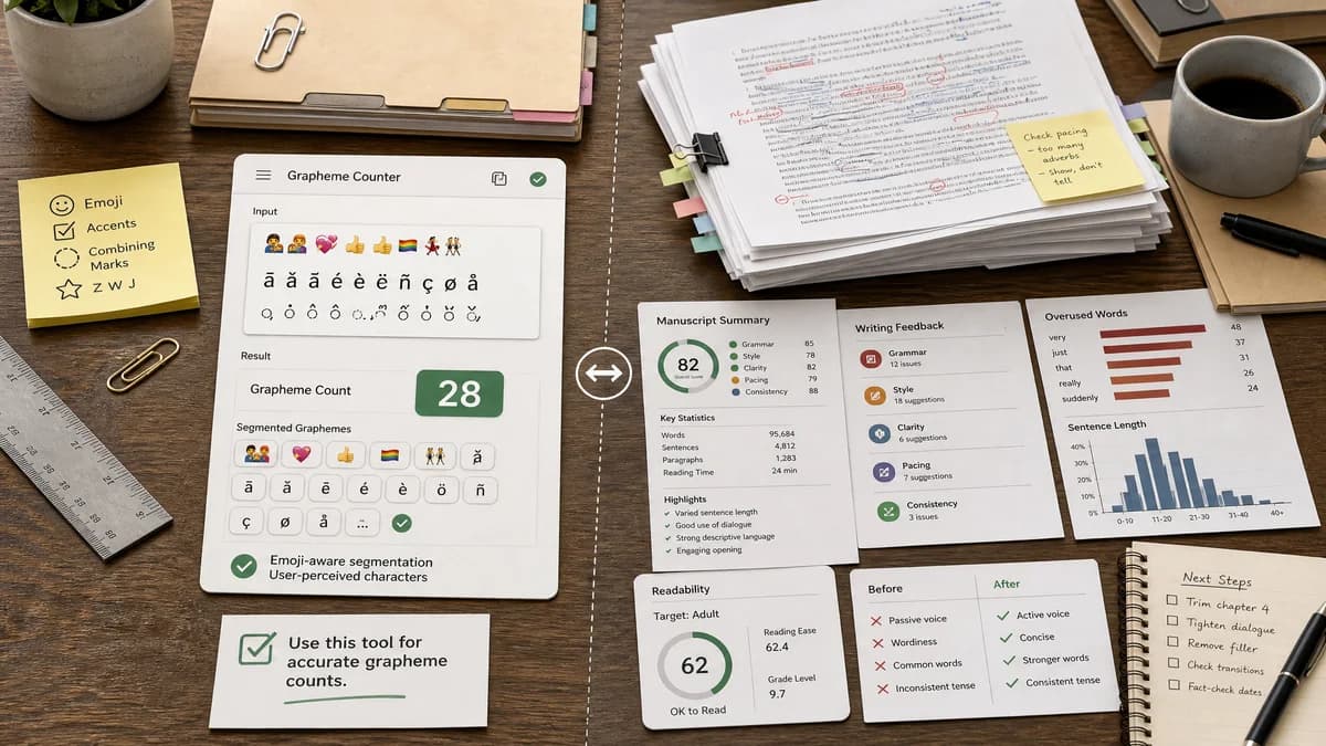 Unicode Grapheme and Emoji-Aware Counter vs ProWritingAid comparison detail image