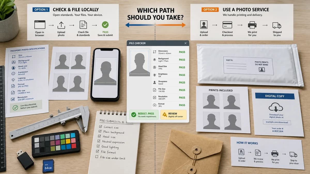 Open Source Alternatives to MyPassportPhotos visual comparison with Visa Photo File Size Checker
