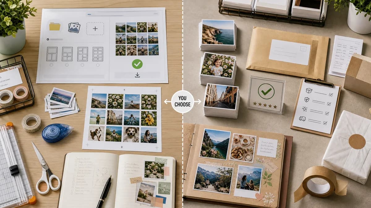 Wallet Photo Sheet Maker vs Persnickety Prints Mini Photo Prints visual comparison of wallet photo sheet maker workflows