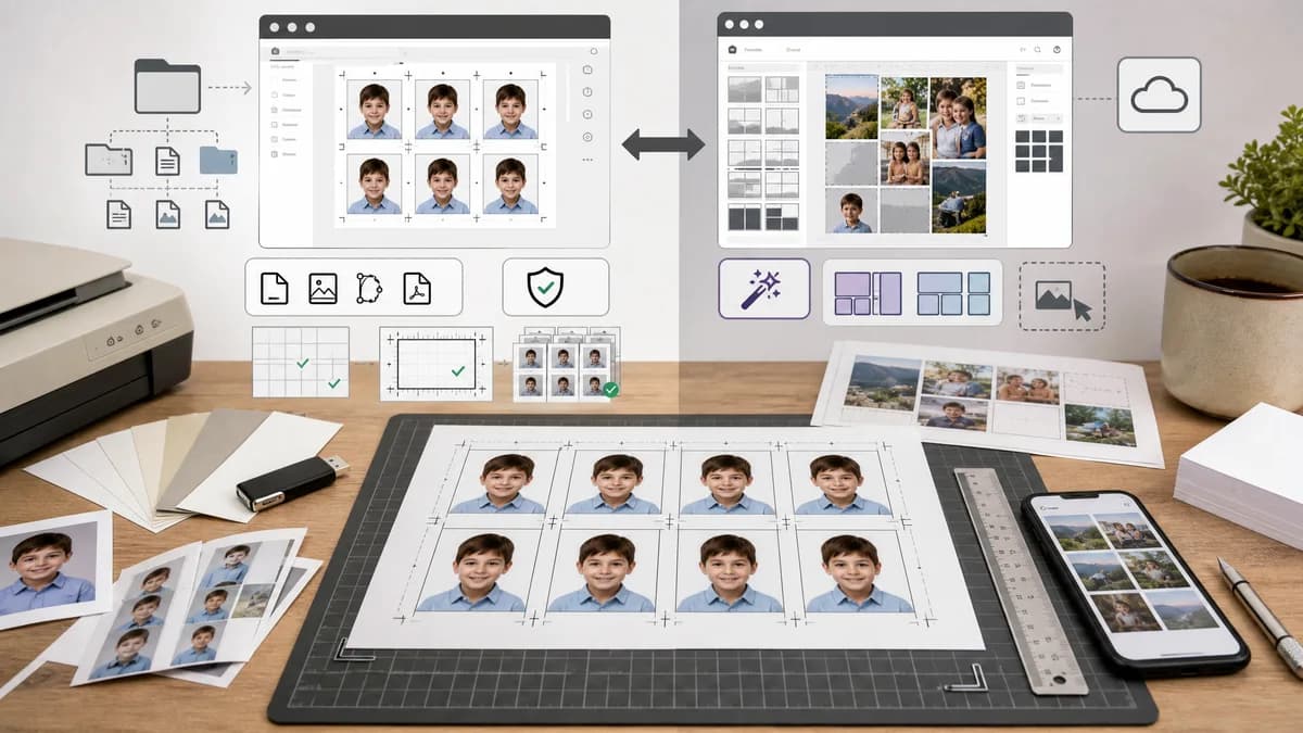 Open Source Alternatives to BeFunky visual comparison with Wallet Photo Sheet Maker
