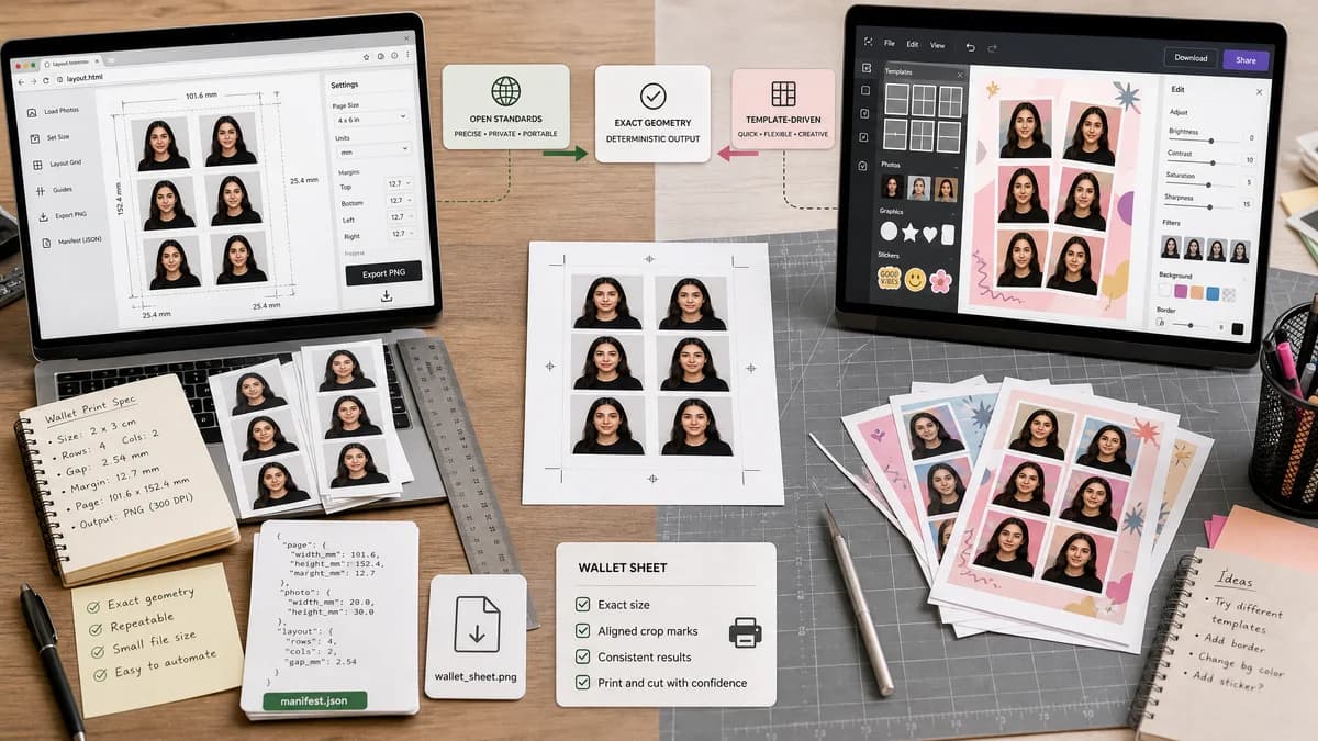 Open Source Alternatives to PicMonkey visual comparison with Wallet Photo Sheet Maker