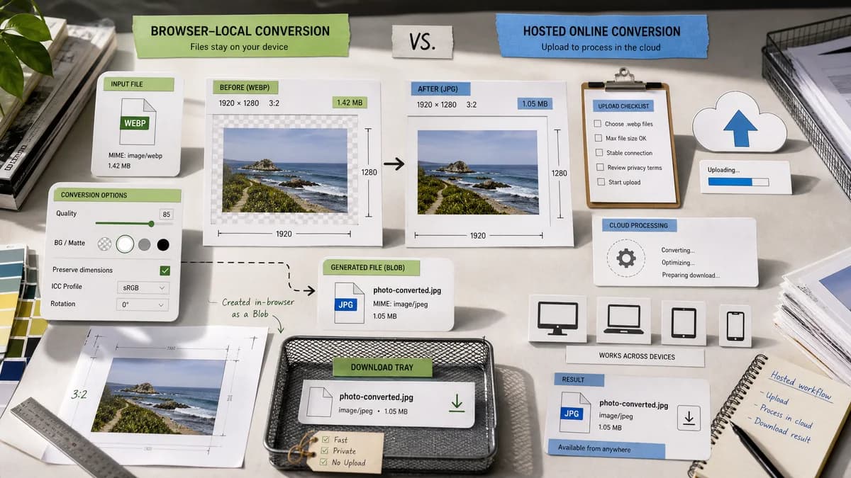 Open Source Alternatives to AnyConv visual comparison with WebP to JPG Converter