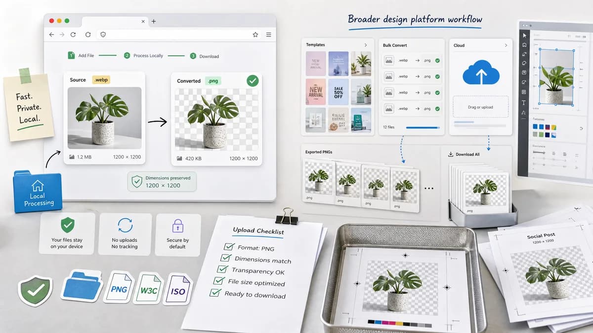 Open Source Alternatives to Pixelied visual comparison with WebP to PNG Converter