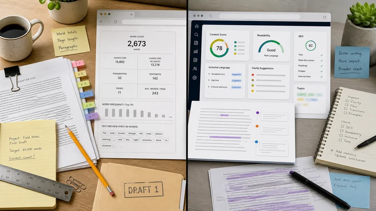Word Counter vs Textmetrics comparison detail image