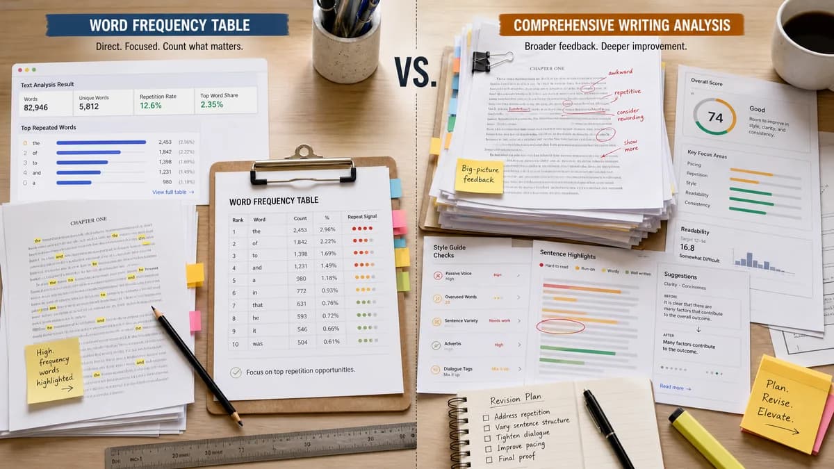 Word Frequency Table vs ProWritingAid comparison detail image