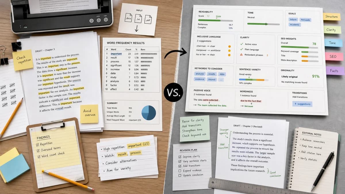 Word Frequency Table vs Textmetrics comparison detail image