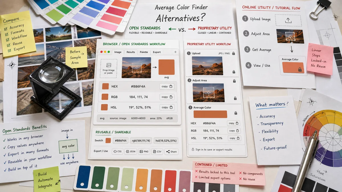 Open Source Alternatives to OnAirCode Average Color Finder
