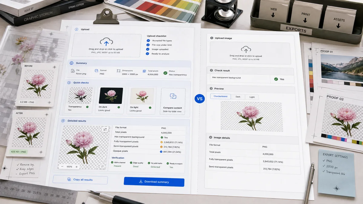 Image Transparency Checker vs Onaircode Image Transparency Checker